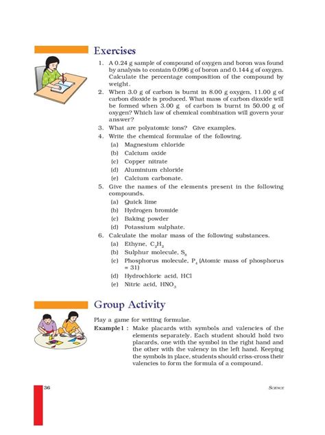 NCERT Book Class 9 Science Chapter 3 Atoms And Molecules 2024 25 Session