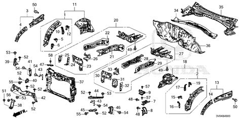 Honda HR V Patch Fr Bulkhead Upper Body Dashboard 71418 3W0 A00