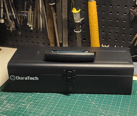 $7/mo - Finance DuraTech Metal Tool Box, 15" Portable Steel Tool Box ...