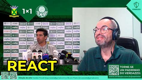 React Coletiva Abel Ferreira Santo Andr X Palmeiras Verdazzo