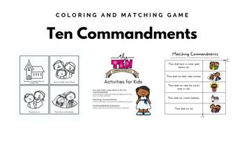 Ten Commandments - The Ten Commandments Activities and Presentation