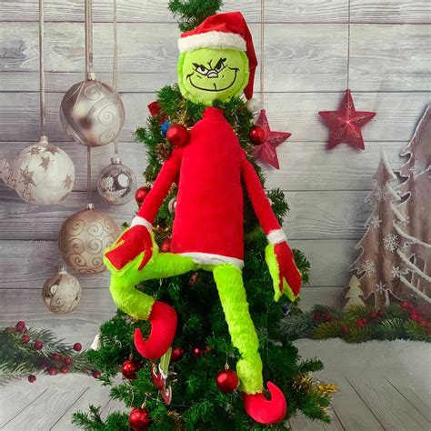 Corashan Grinch Christmas Tree Decorations Plush Doll Toy Gift Cartoon