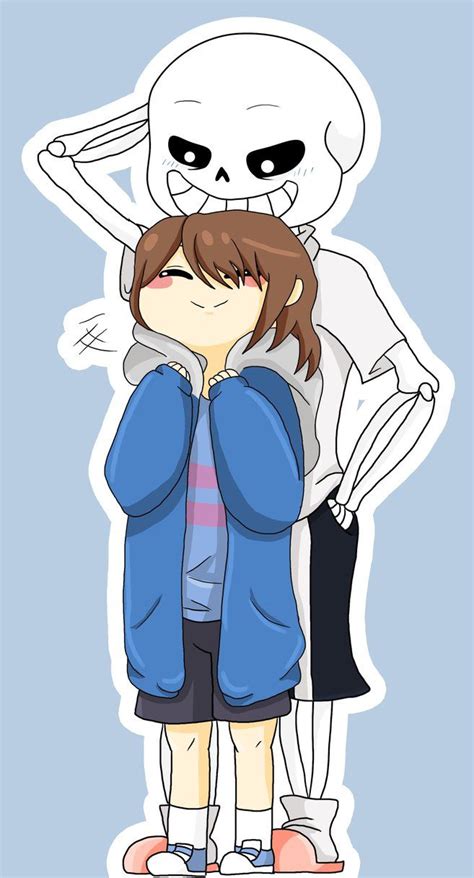 Sans X Frisk By Aniitaruiz Undertale Cute Frans Undertale Anime Hot