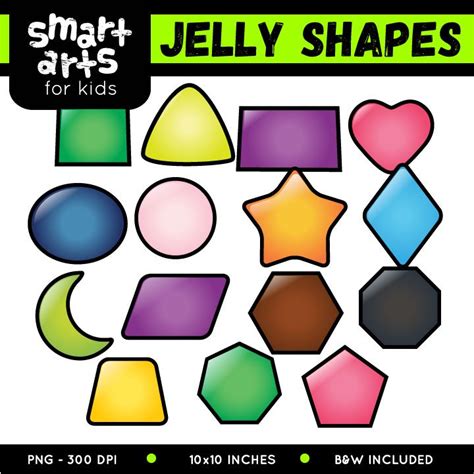 Jelly Shapes Clip Art - Educational Clip Arts and Bible Stories