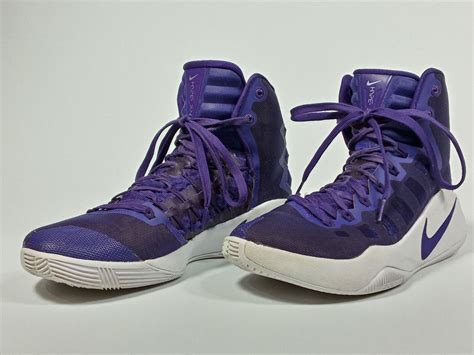 Nike Men S Hyperdunk Purple White Basketball Shoes Gem