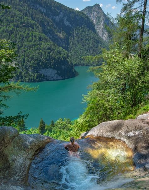 How to Get to Lake Konigssee Waterfall Pool In Berchtesgaden ...