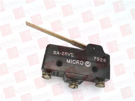 BA 2RVT Microswitch Miniature Switch By MICROSWITCH