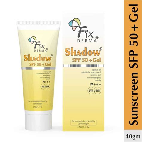 Buy Fixderma Shadow Sunscreen Spf Gel For Oily Skin Online