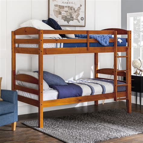 Bunk Bed Walmart Premium Twin Over Twin White Metal Bunk Bed By Manor Park Walmart Com Walmart