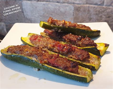 Zucchine Al Forno Ripiene Con Macinato Di Carne Cucina Con Mirko Runci