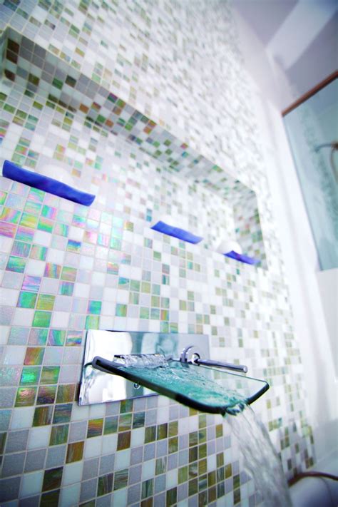 Inspiring Bathroom Tile Ideas Using Mosaic Tiles Granite