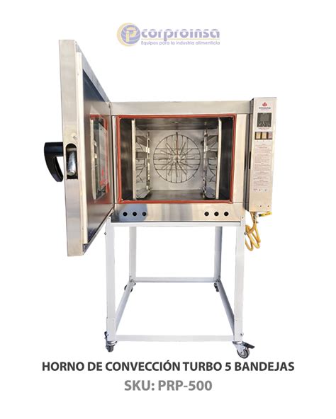 Horno De Convecci N Turbo Bandejas Progas Corproinsa