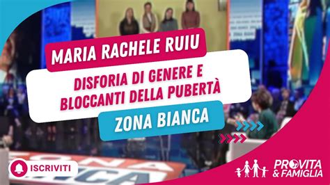 Disforia Di Genere E Bloccanti Della Pubert Maria Rachele Ruiu A Zona