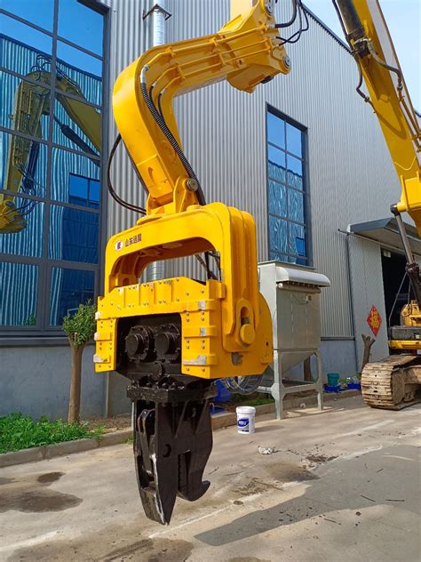 Excavator Hydraulic Piling Drilling Vibro Hammer Machine Pile Driver