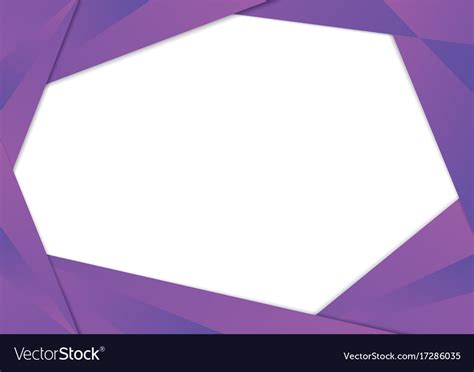 Purple Triangle Frame Border Royalty Free Vector Image