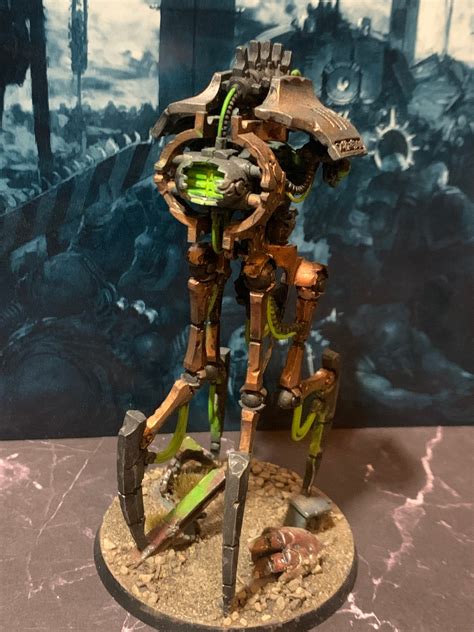 Wh40k Warhammer 40k Necron Canoptek Reanimator Indomitus Etsy