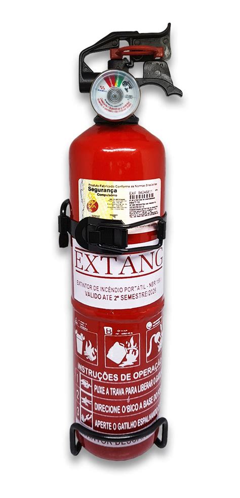 Extintor Abc Automotivo 1kg Universal C suporte Válido 5anos Mercado