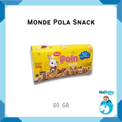 Jual Monde Pola Snack Snack Anak Gr Shopee Indonesia