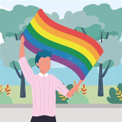 Homosexual Proud Cartoon Stock Vector Illustration Of Happy 145890222