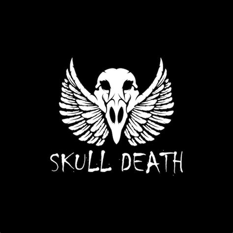 Premium Vector Bird Skull Logo With Wings