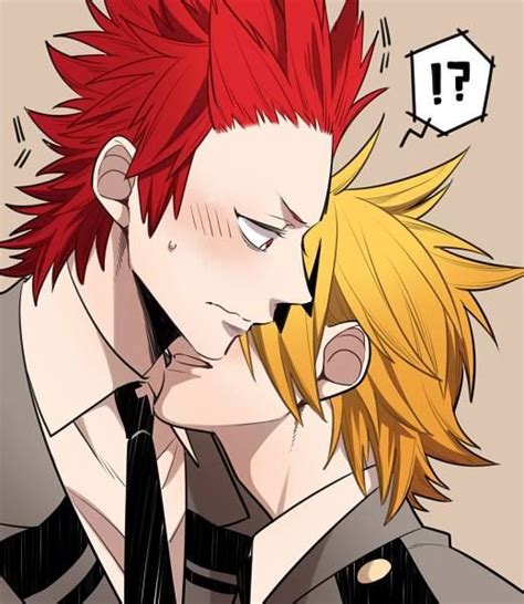 Boku No Hero Academia Kaminari Denki X Kirishima Eijirou Boku No Hero Academia Kirishima Hero