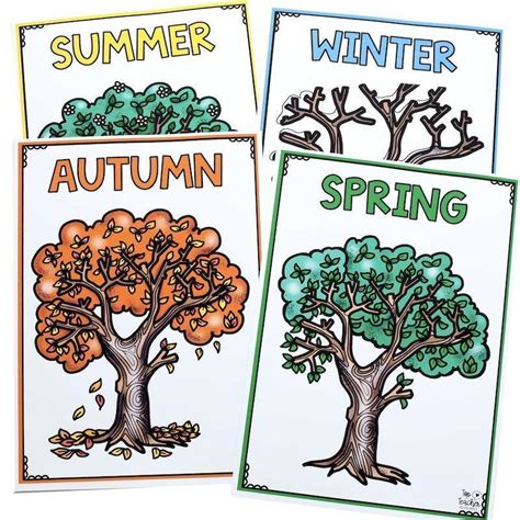 Seasons Posters Top Teacher