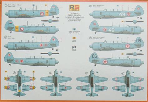 Jakowlew Jak C Yak Moose Rs Models