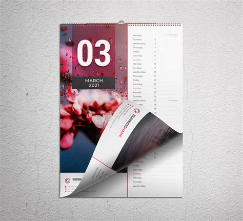 Wall Calendar 2021 on Behance