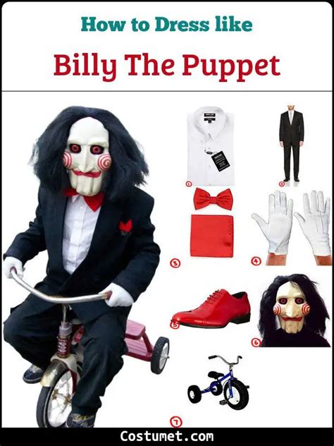 Billy the Puppet (Saw) Costume for Halloween