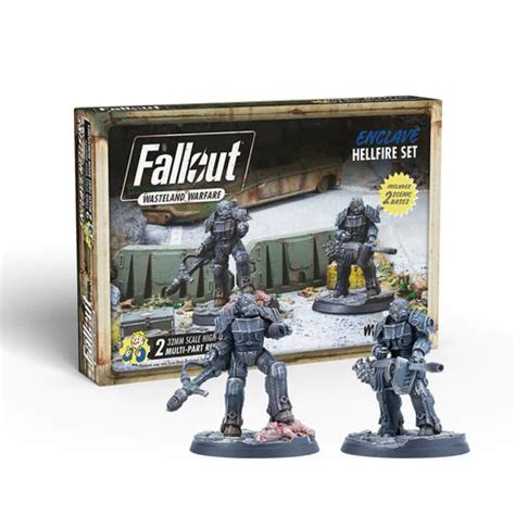 Fallout Wasteland Warfare Enclave Hellfire Set World Of Game Design