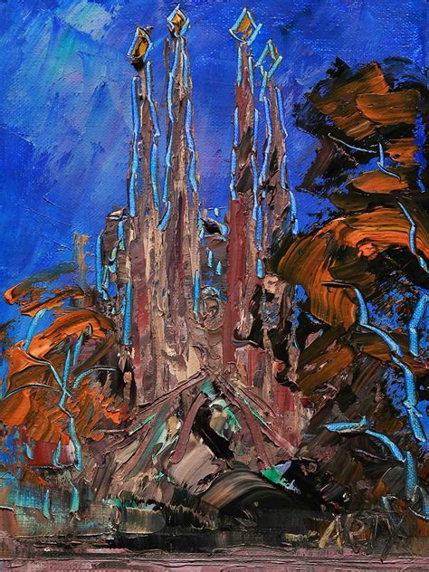 Sagrada Familia Oil On Canvas X Cm Arturo Espinosa Flickr