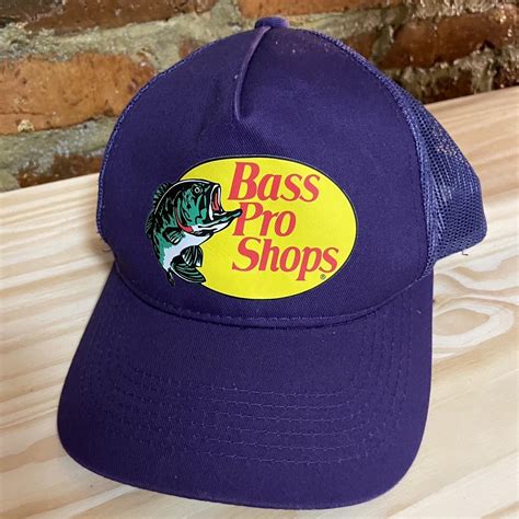 Purple Bass Pro Shop Hat Worn Once Depop