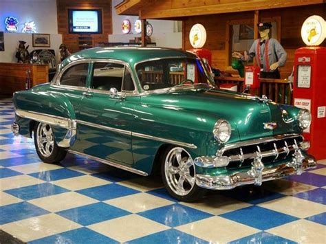 Chevrolet Bel Air Ls Resto Mod Green White For Sale