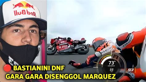 Gara Gara Marquez Bastianini Gagal Finish Di Motogp Inggris Youtube