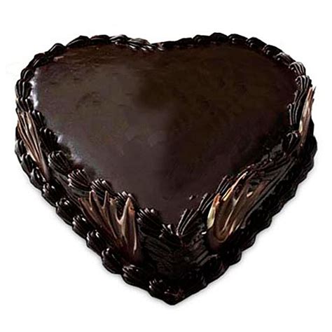 Buy Send Heart Shape Truffle Cake 1Kg By FNP Online FNP