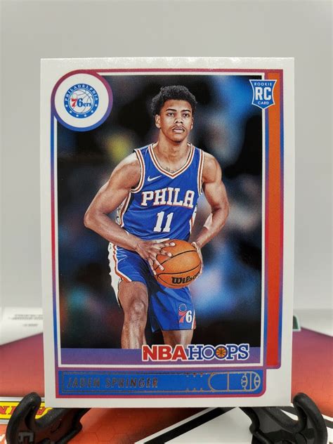 Panini Nba Hoops Basketball Jaden Springer Rookie Card