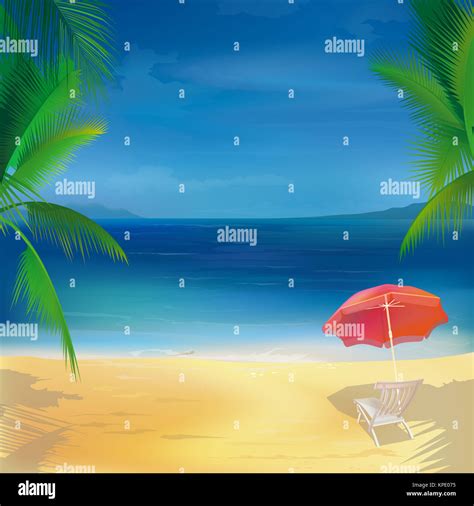 Tropical beach background Stock Photo - Alamy