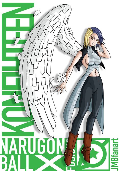 Koneighteen Android 18 And Konan Fusion By Jmbfanart On Deviantart