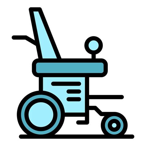 Premium Vector Disability Electric Wheelchair Icon Outline Vector