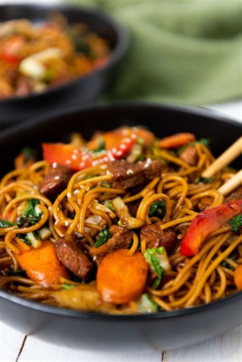 Easy Instant Pot Pork Lo Mein Recipe