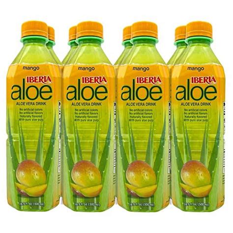 Iberia Aloe Vera Drink With Aloe Vera Pulp Mango Fl Oz