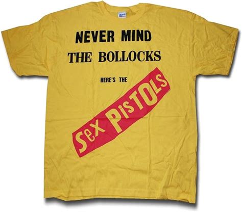 RockWaresUSA The Sex Pistols Yellow Nevermind The Bollocks T Shirt