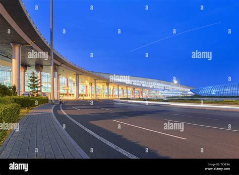 Night view of Capital Airport Stock Photo - Alamy