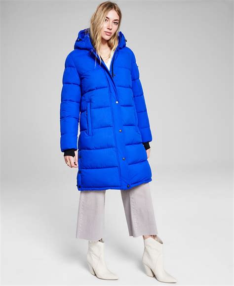 Bcbgeneration Womens Hooded Puffer Coat Created For Macys Macys