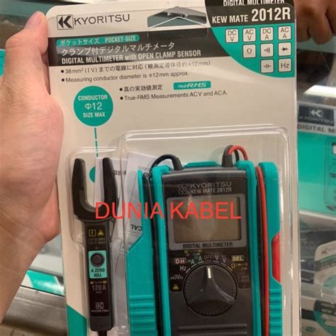 Jual Digital Multimeter With Clamp Sensor Kyoritsu Kew 2012R 2012 R Ori