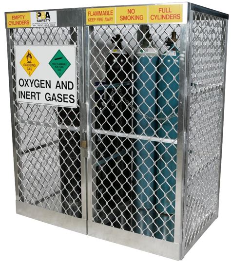 Safe Gas Cylinder Storage Cage -- Vertical 10 - 20 Cylinder