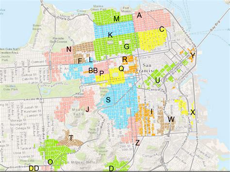 San Francisco Parking Permit Map - Ailina Laurette