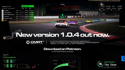 Cmrt Essential Hud Version 1 0 4 Out Now R Assettocorsa