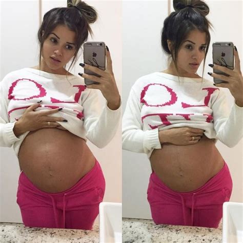 Ego Aryane Steinkopf Exibe Barrig O De Sete Meses De Gravidez Na Web