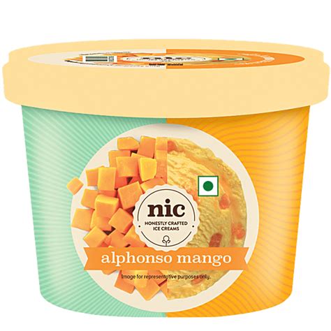 Buy Nic Alphonso Mango Ice Cream Online At Best Price Of Rs Bigbasket